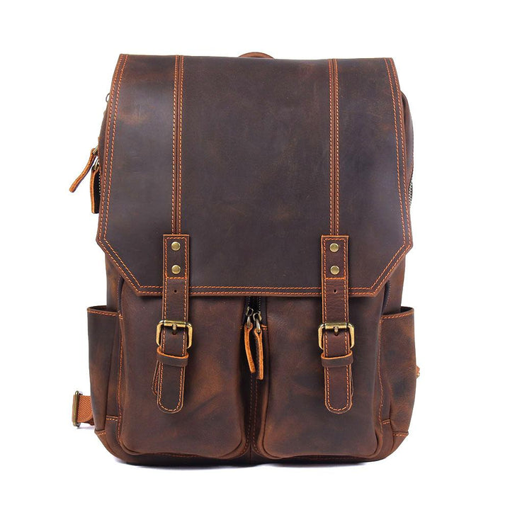 Brown Leather Rucksack | BILLINGS