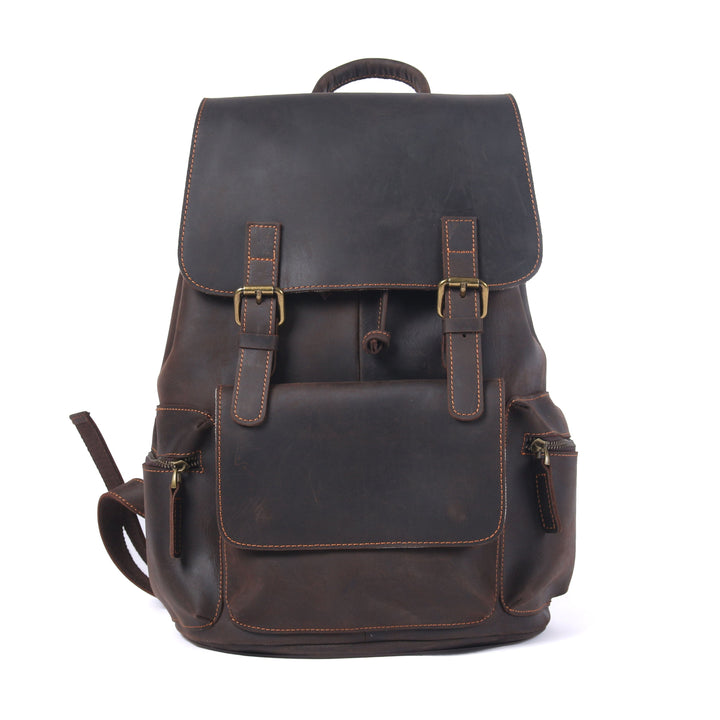 Leather Drawstring Backpack | CAPE MAY
