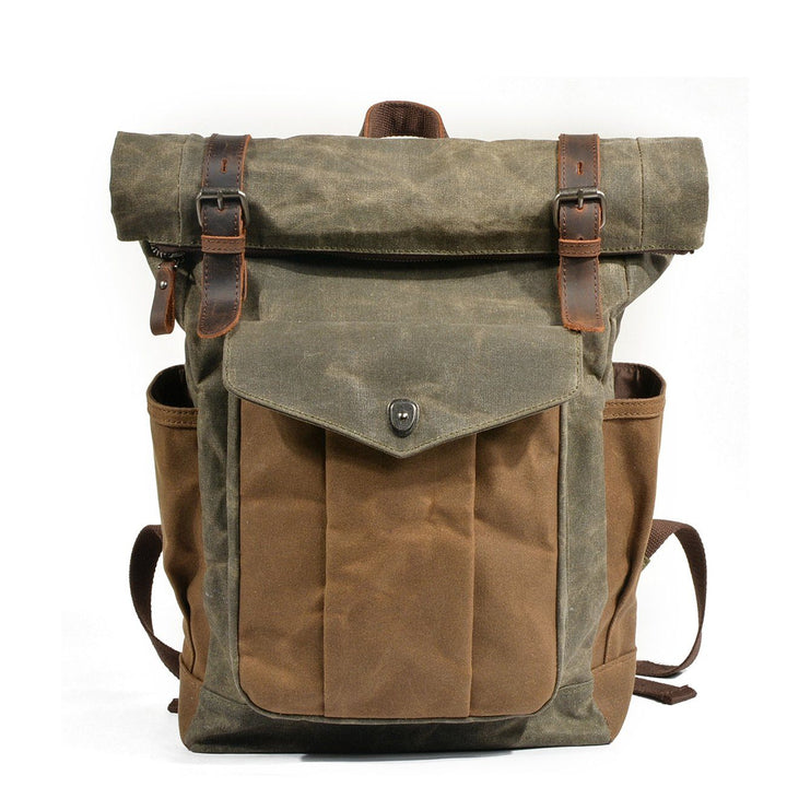 Waxed Canvas Roll Top Backpack | LOUISVILLE