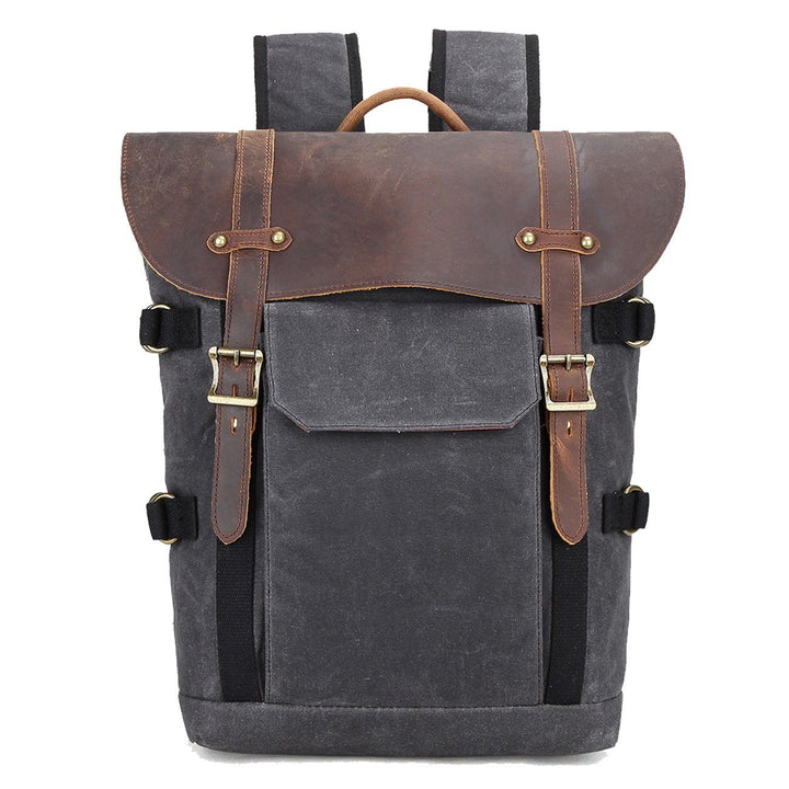 Canvas and Leather Camera Backpack | HALIBURTON