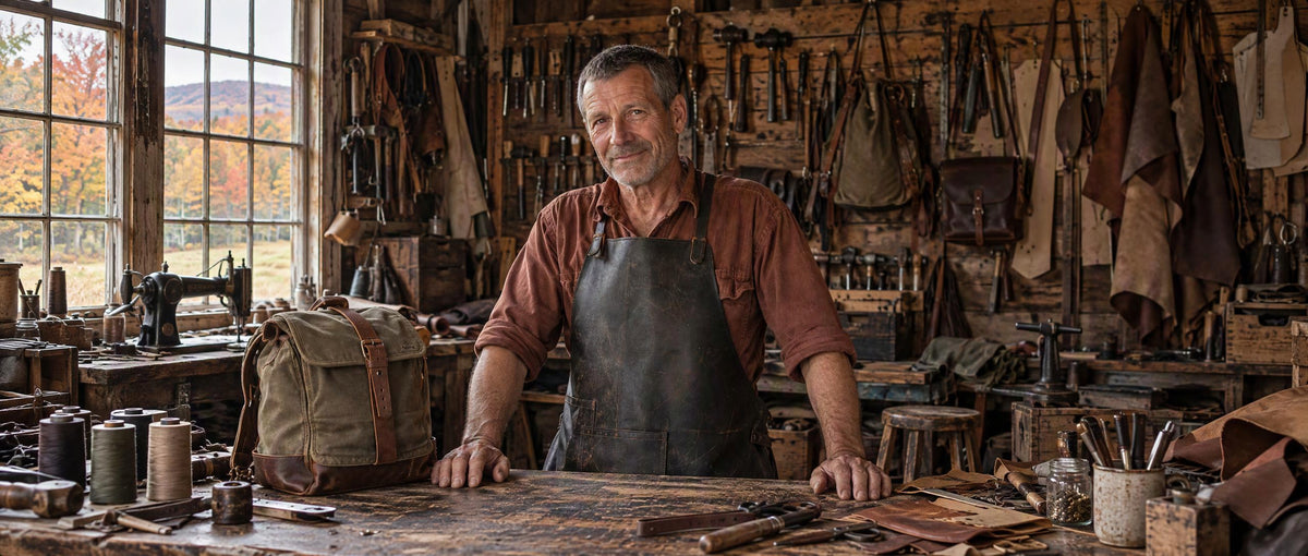 Neil Parker in his workshop